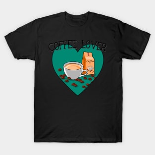 Coffee and Caffeine Lover T-Shirt